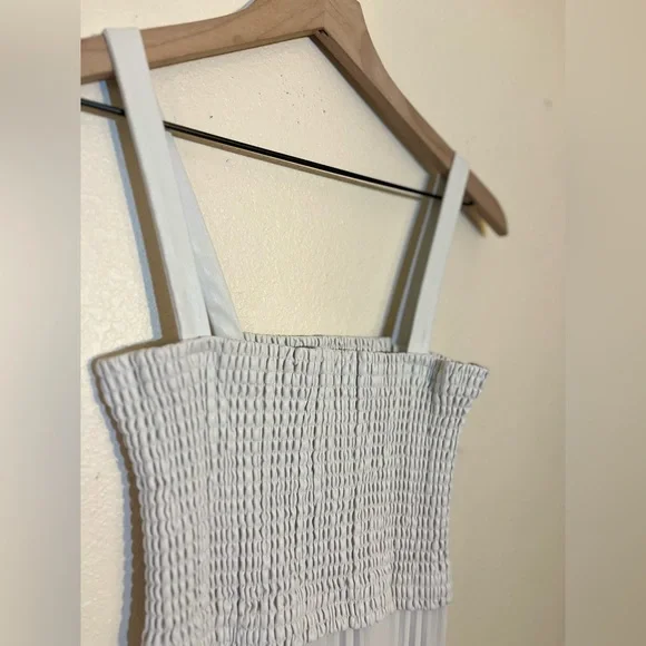 Proenza Schouler Dress - Women’s 4 White - Pleats Midi Faux Leather - Picture 4 of 11